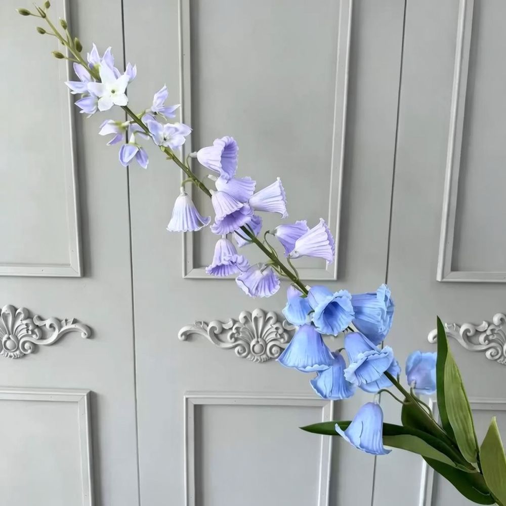 Florist Flower Supply - Blue Silk Faux Flower Realistic Plant