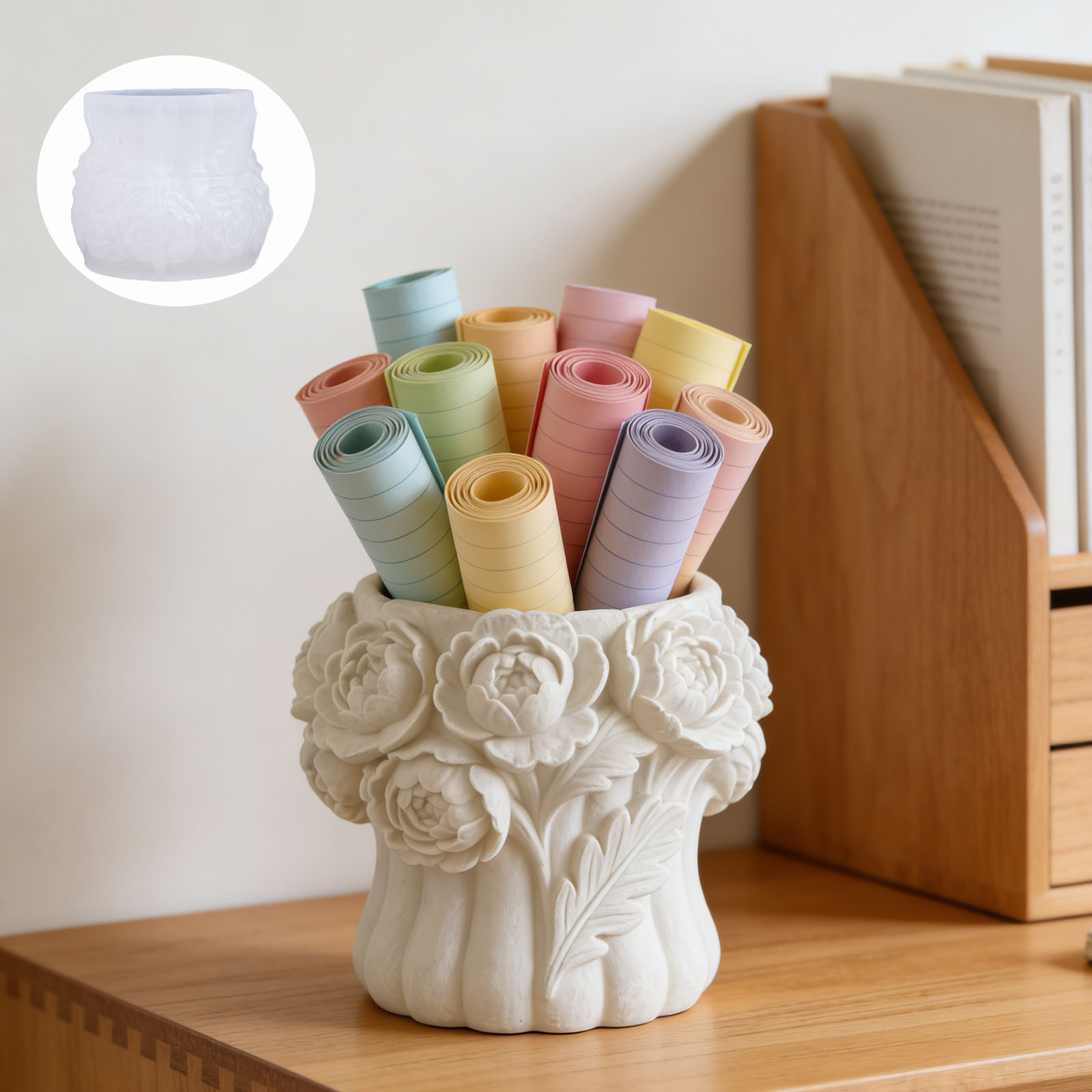 3D Rose Flower Vase Silicone M - Florist Supply Vases recension och pris