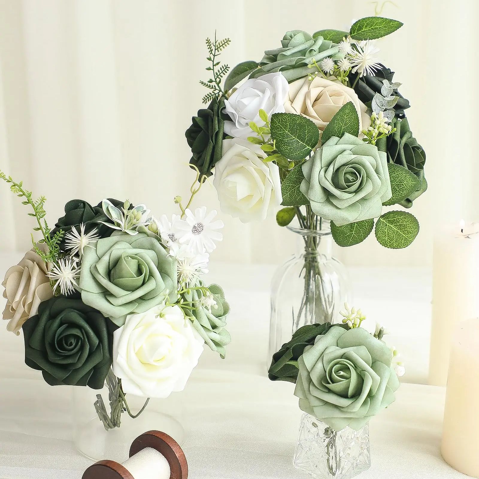 Artificial Flowers 25pcs Real  - Florist Supply Bulk recension och pris