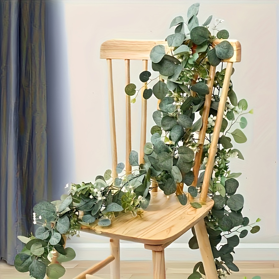 Artificial Eucalyptus Wreath F - Eucalyptus Preserved recension och pris
