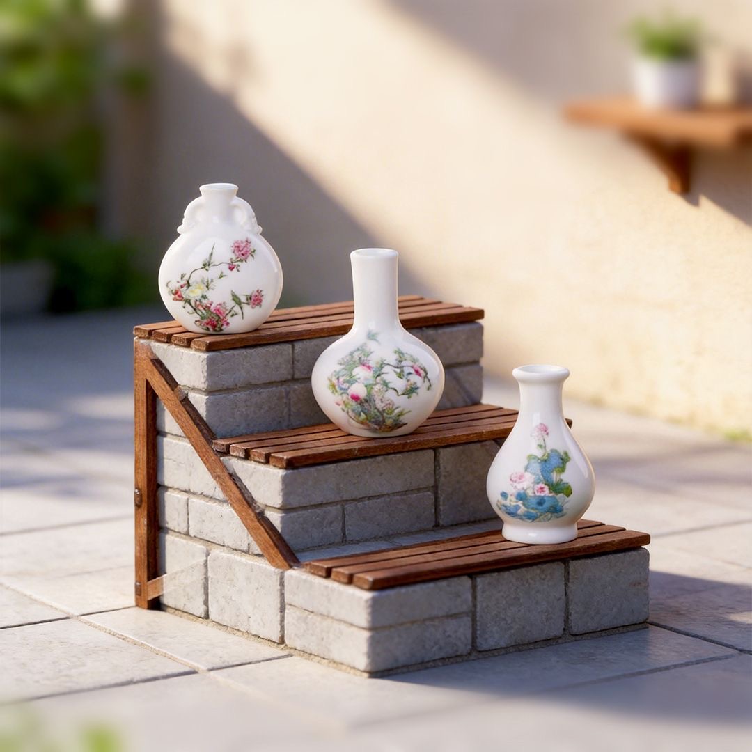 8pcs Simulation Porcelain Resi - Florist Supply Vases recension och pris