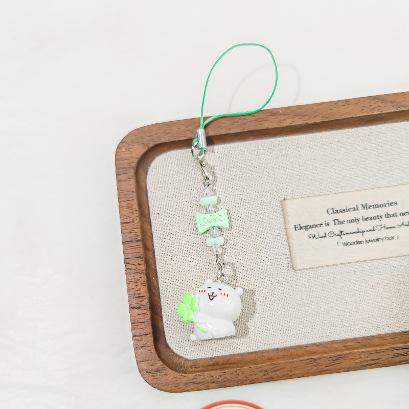 Cute Beaded Phone Strap Pink G - Supply Florist recension och pris