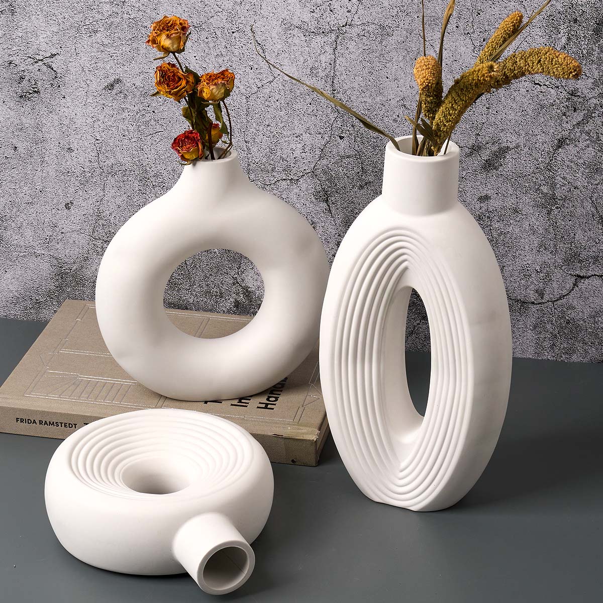 Nordic Stripe Vase Silicone Mo - Florist Supply Vases recension och pris