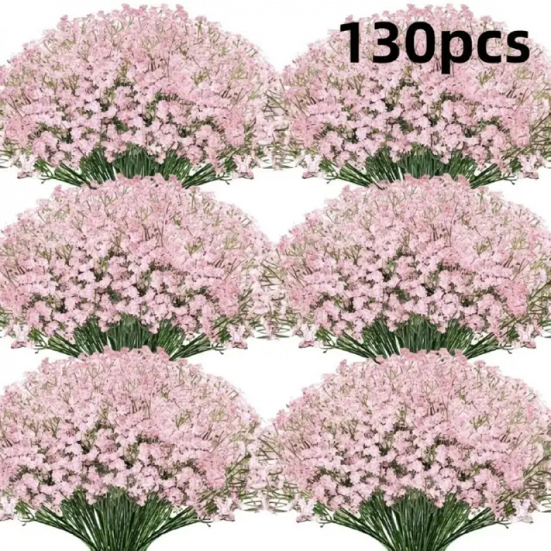 130-Stem Pink Gypsophila Artif - Florist Supply Bulk recension och pris